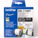 Etichete laminate Brother pentru CD/DVD 58 mm x 58mm - DK11207